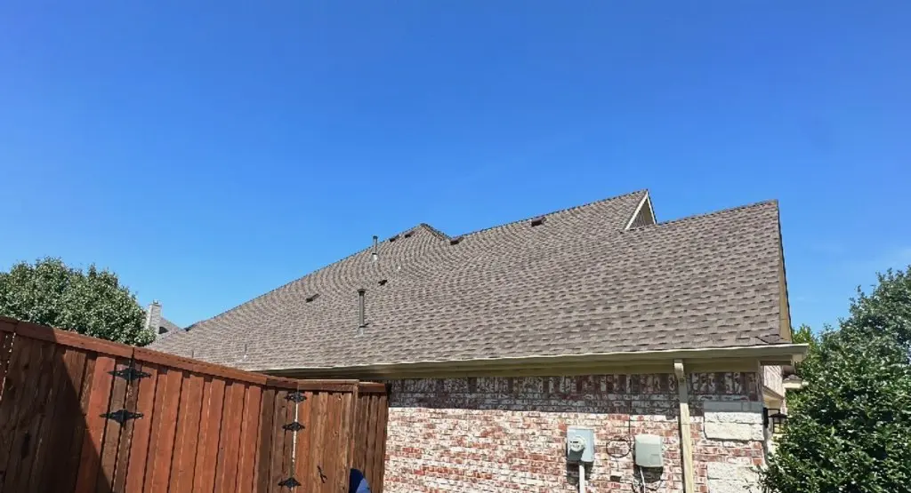 Completed roof replacement project in Gaffney